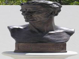 Adam Lindsay Gordon Bronze Bust - Accommodation Brisbane 0