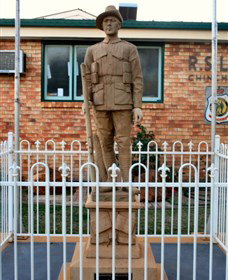 Soldier Statue Memorial, Chinchilla - Accommodation Brisbane 0