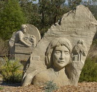 Heritage Sculptures at Pensioners Hill Lookout - Accommodation Brisbane