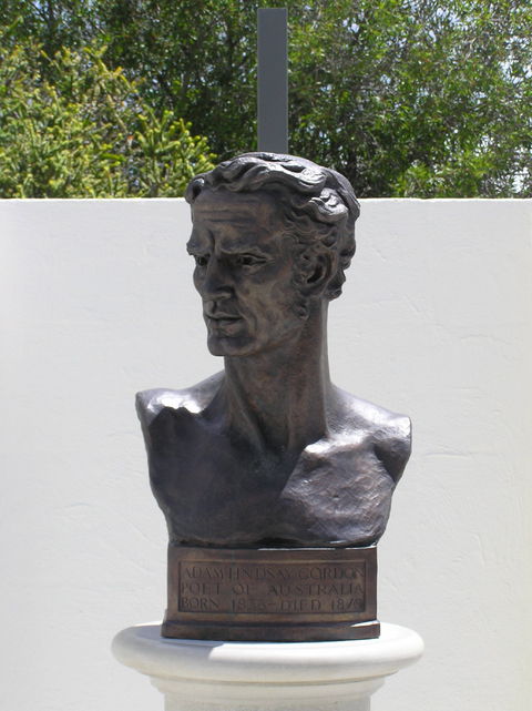 Adam Lindsay Gordon Bronze Bust - Accommodation Brisbane 0