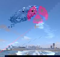 Gold Coast Parasail and 1.5hr Jetski Island Stop Safari Combo