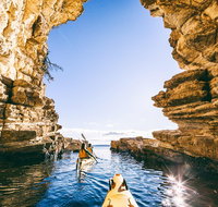 Hobart's Cliffs Caves and Beaches Kayak Tour - Accommodation Brisbane