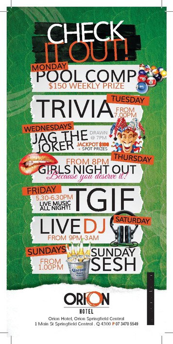 Orion Hotel - Accommodation Brisbane 8