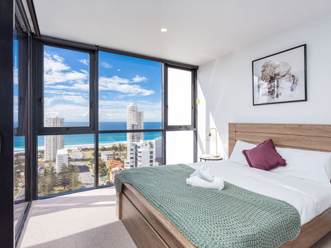 Premium Ocean View Apartment By Serain Residences - Accommodation Brisbane 2