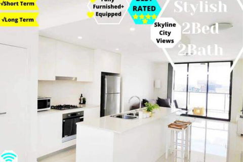 Stunning Liverpool 2Bed 2Bath Apartment With Breathtaking Views! 1 Month Stays Available - Accommodation Brisbane 0