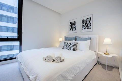 33Cotton CloudLVL48at2BR2BTH AptMel Cenfreetram - Accommodation Brisbane 2