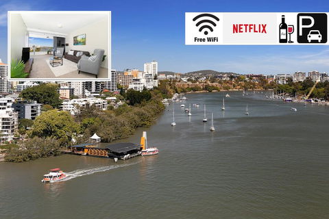 Executive Lux 3 Bedroom - Brisbane CBD - Views - Pool - Wifi - Free Parking - Accommodation Brisbane 0