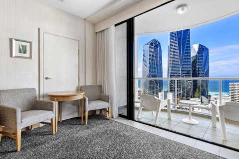 Gold Tower Private Hotel Suite With Ocean Views - Accommodation Brisbane 1