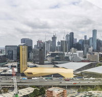 Gravity defyingLight filled apartmentBay to city viewsRooftop deckHot tubNetflix - Accommodation Brisbane