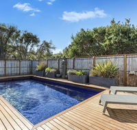 Ocean Luxe Retreat Luxury House with pool tennis court fireplace walk to beach - Accommodation Brisbane