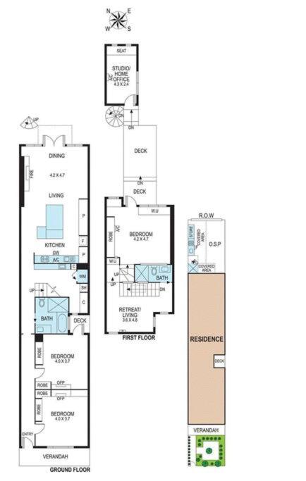 Albert Park Bespoke Brilliance 4Bed 2Bath - Accommodation Brisbane 3