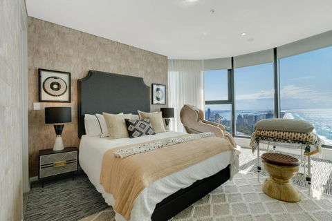 D-Ocean Retreat Modern 3-Bedroom Apartment - Accommodation Brisbane 1
