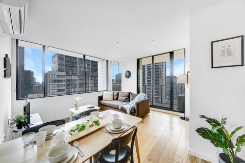 A Stylish 2BR CBD Apt With Beautiful City Views - Accommodation Brisbane 0