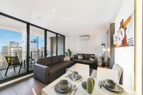 An Exquisite 2BR Apt With Stunning City Views - Accommodation Brisbane 2