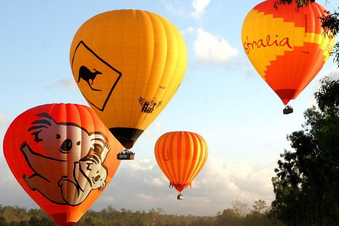 Natural Bridge & Springbrook Waterfalls Tour + Hot Air Balloon With Breakfast - Accommodation Brisbane 0
