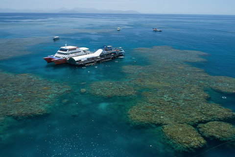 Cruise To Moore Reef Pontoon And Return Helicopter Flight From Cairns - Accommodation Brisbane 0