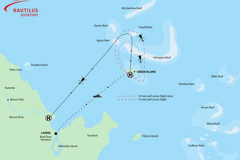 Fly To Green Island - Cruise Return - Accommodation Brisbane 0