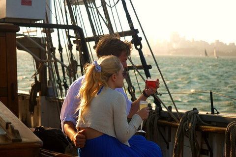 Sydney Harbour Tall Ship Wine & Canapes Evening Cruise - Accommodation Brisbane 1